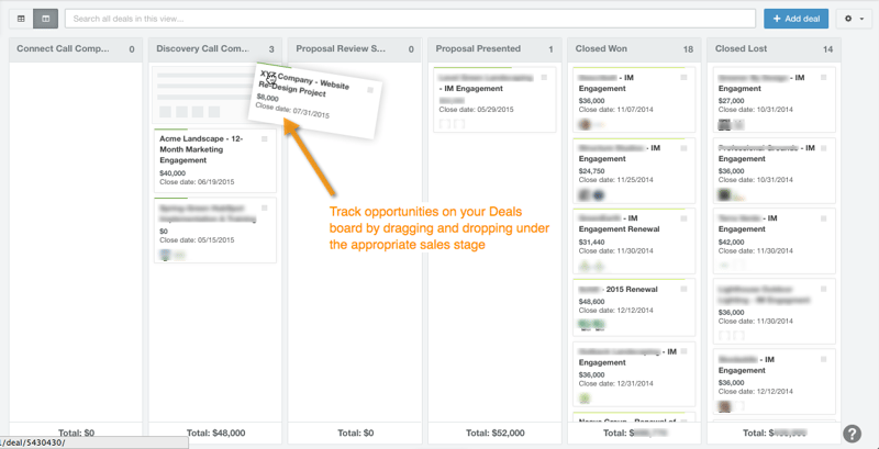 Sales tracking with HubSpot Deals and CRM