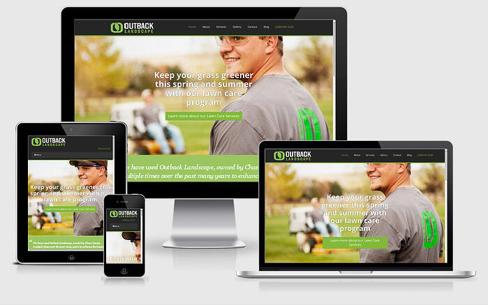 responsive design example outback landscape