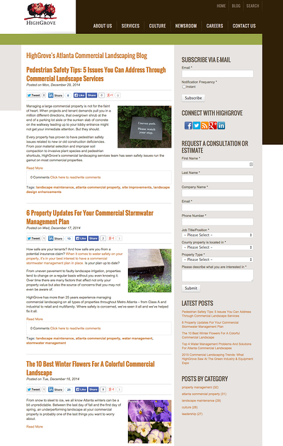 HighGrove Partners Commercial Landscaping Blog