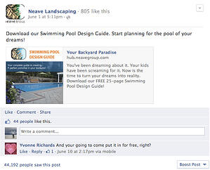 facebook advertising neave pools2