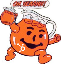 hubspot orange kool aid man