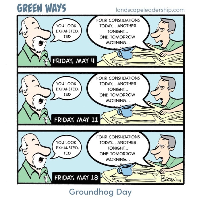 Groundhog Dog Green Ways Comic