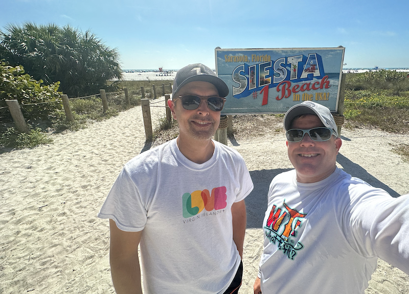 Chad and Mike in Sarasota