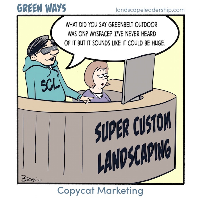 Green Ways comic Copycat Marketing