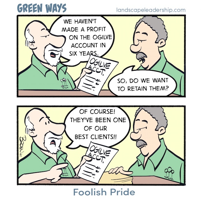Green Ways comic Foolish Pride