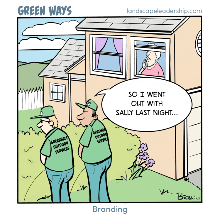 Branding, Green Ways comic strip