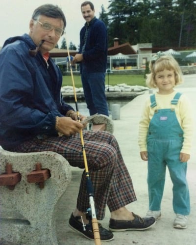 I can't remember a time in my childhood when my grandfather didn't have a pipe in his mouth.