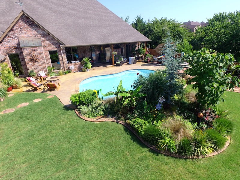 Landscaping photography and video by Oklahoma Drone Photography