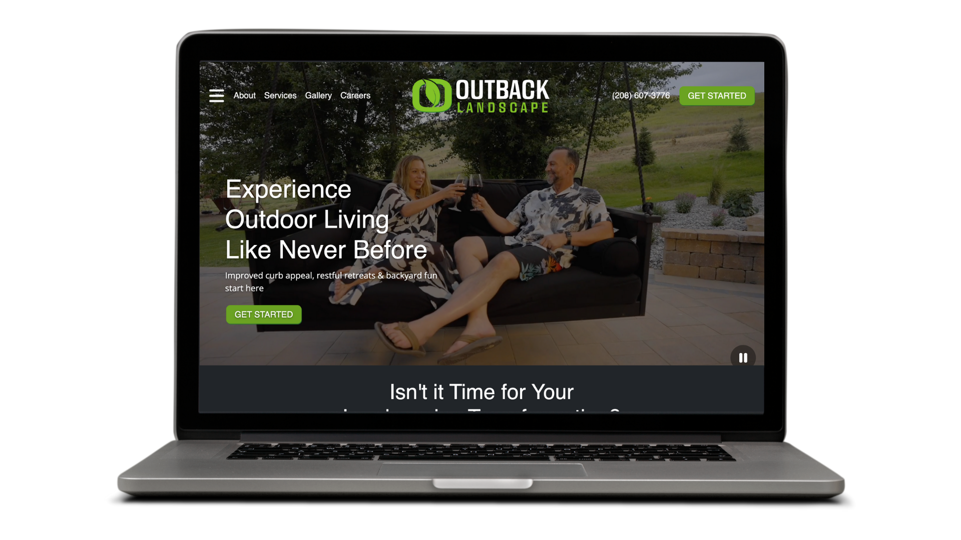 Outback - Homepage - Client-centric visuals