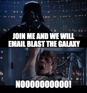 email blast the galaxy