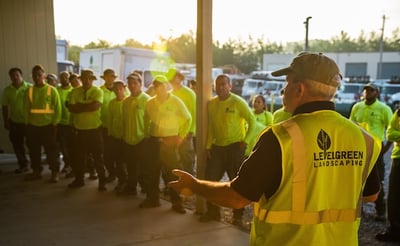 Photo shoot by Jackson Deaver for Level Green Landscaping