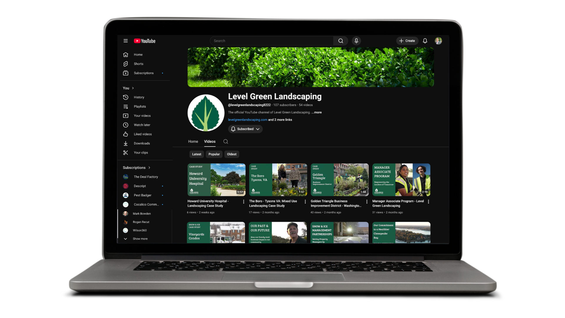 Level Green Landscaping - YouTube