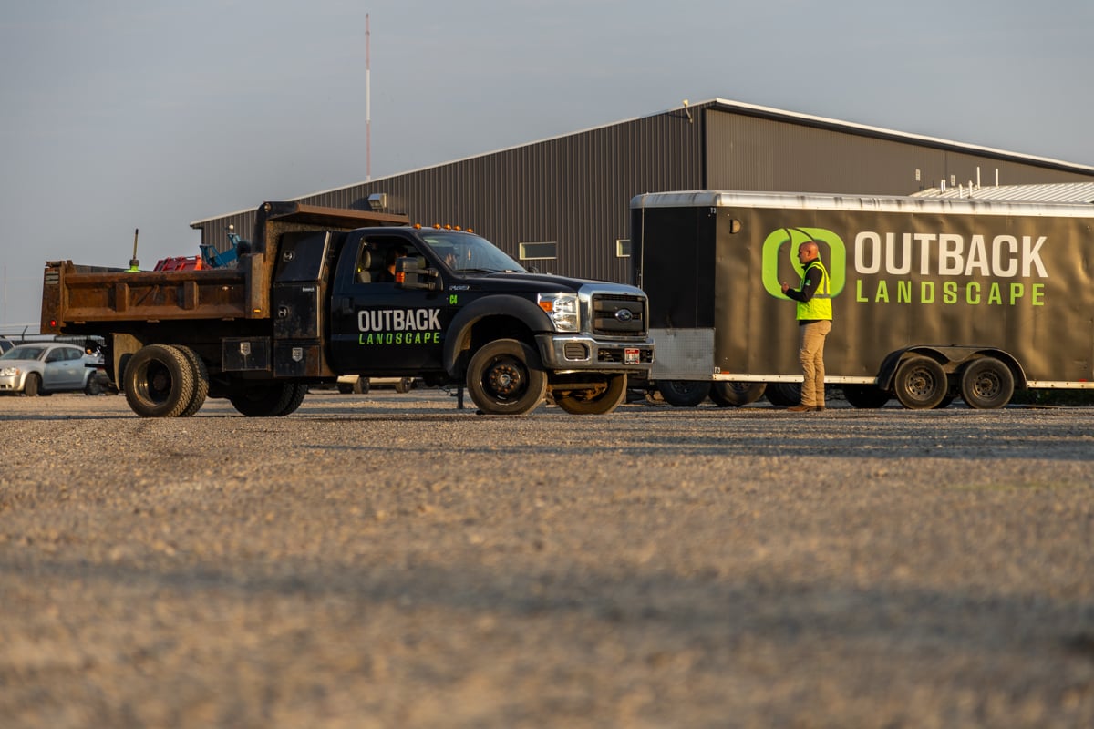 Outback Landscape - truck and trailer branding