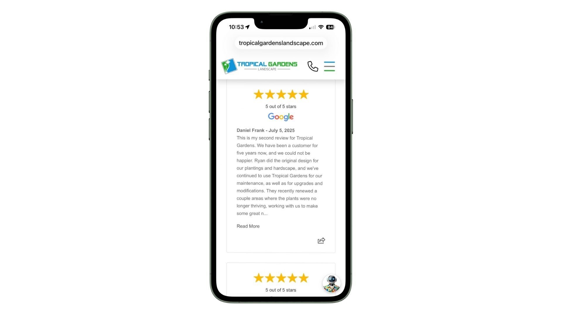 Testimonials - Phone
