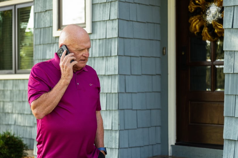 client phone home service call 2