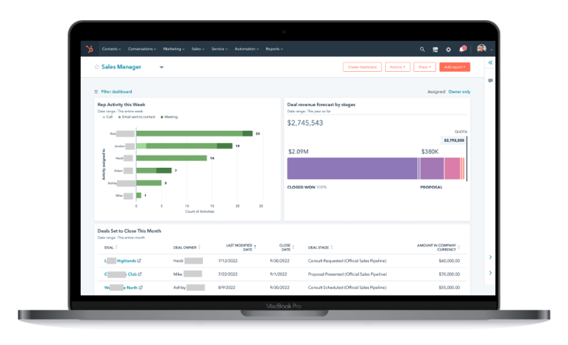 hubspot landscaping sales tools