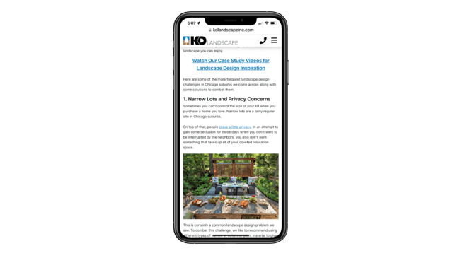 kd landscape design blog