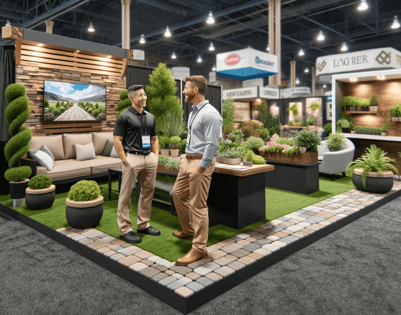 landscaping home show booth
