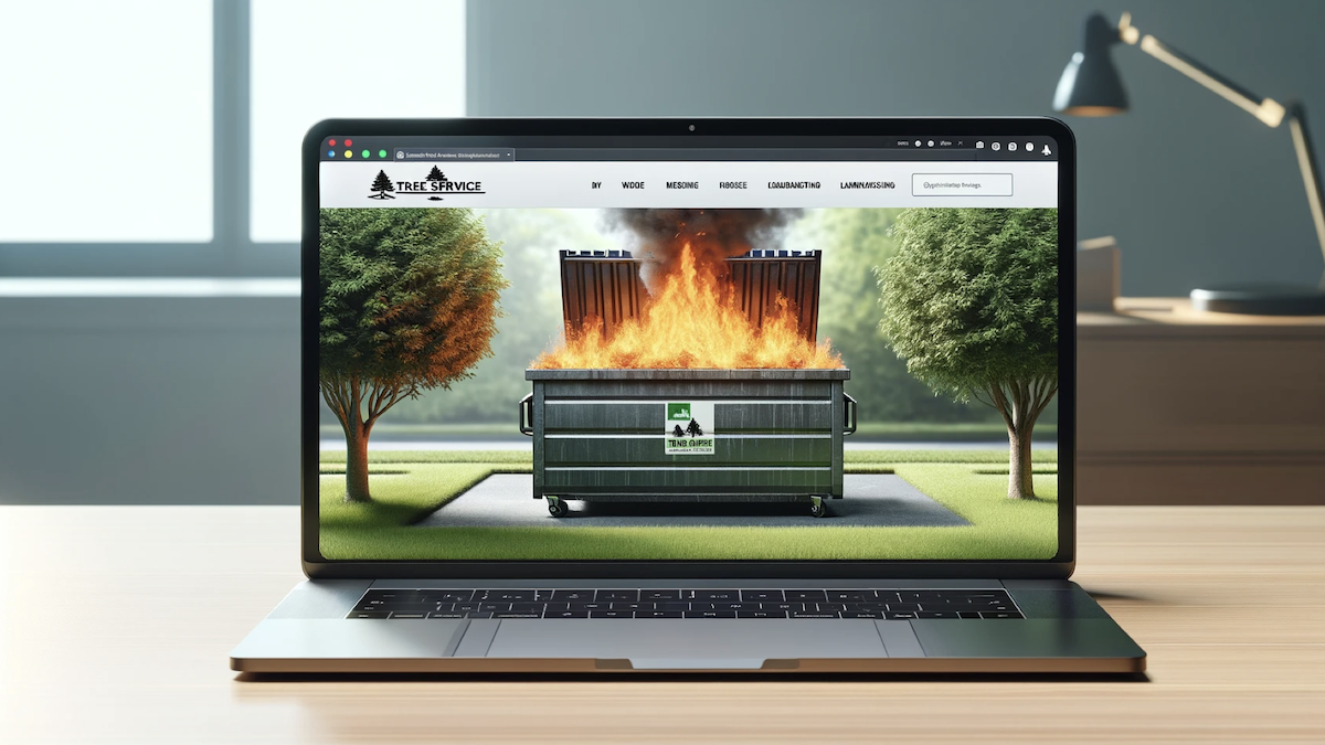 lawn care landscaping websites bad