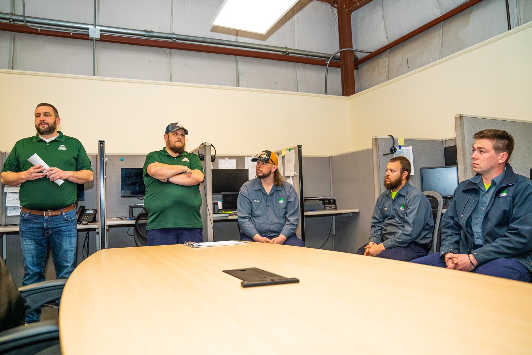 lawn care team meeting - Seacoast Turf Care
