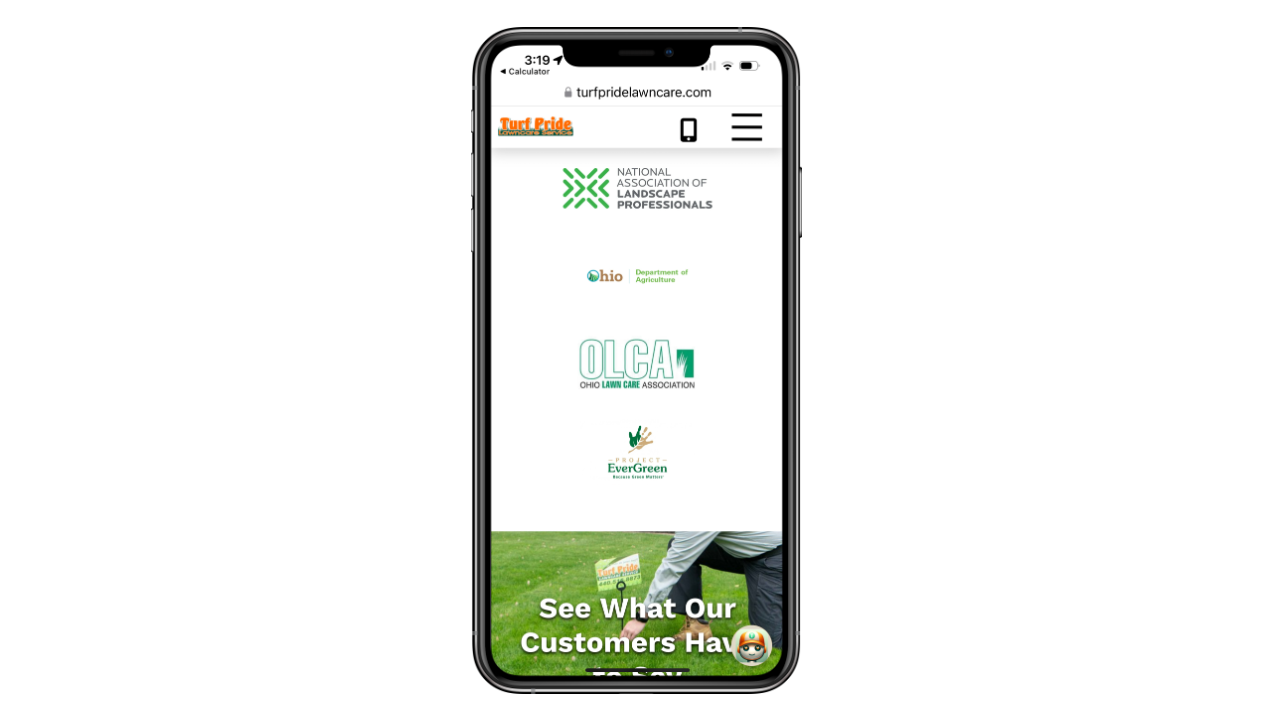 lawn care websites - association logos - turf pride