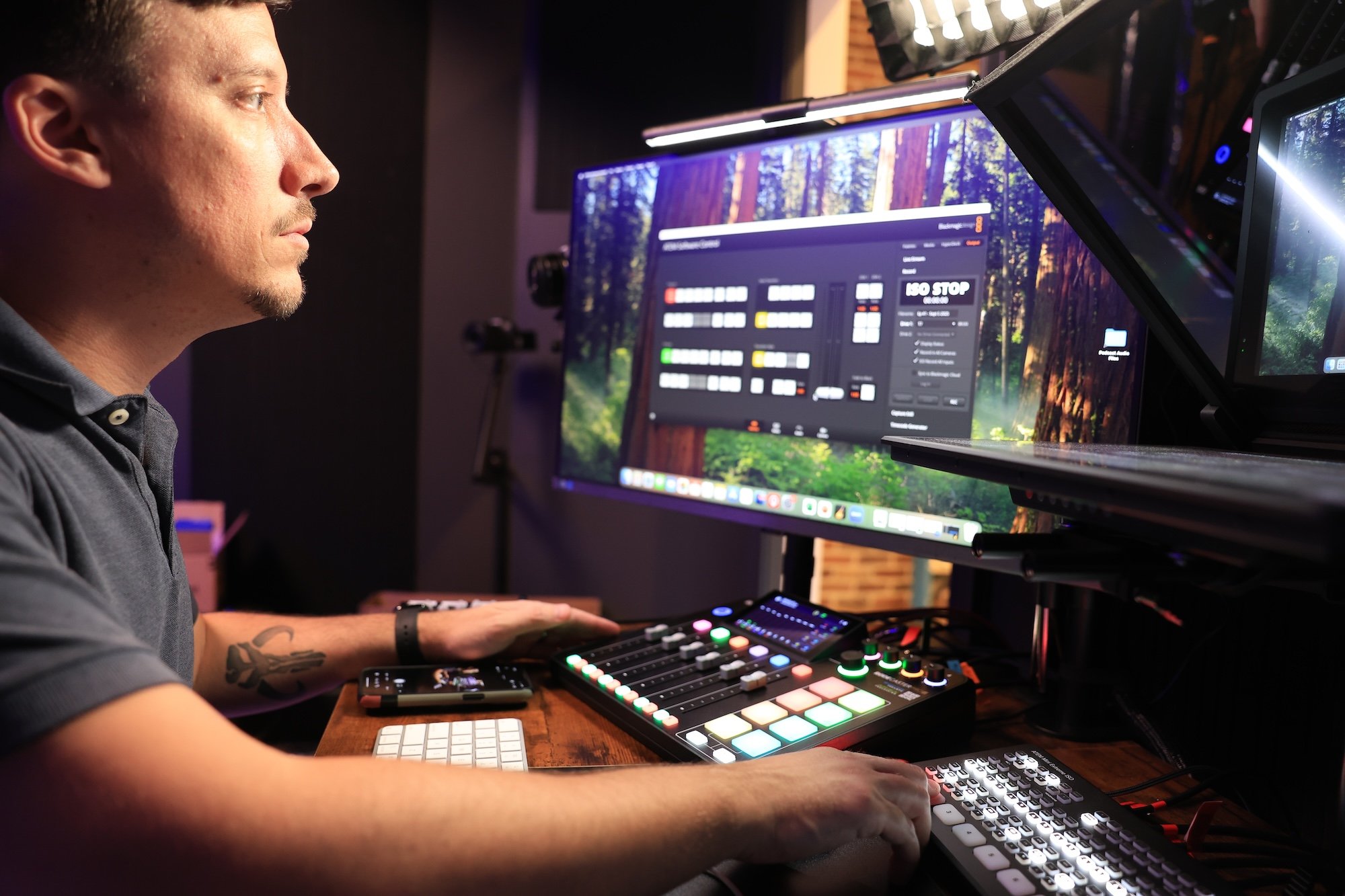 podcast studio setup