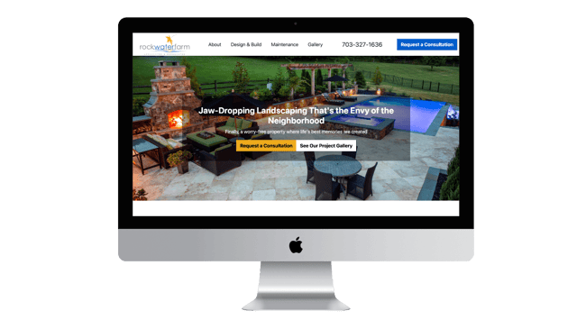 rock water farm landscape design website