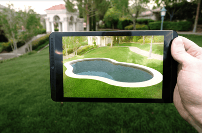 Augmented reality landscape design software from Structure Studios