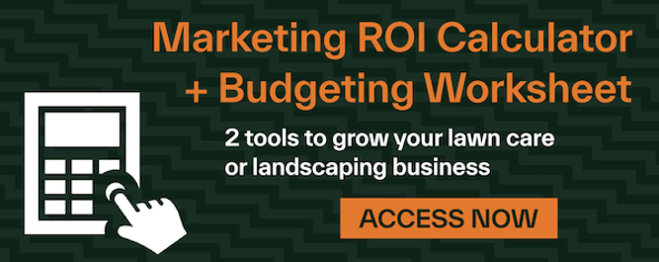 Landscaping and Lawn Care Marketing ROI Calculator and Budget Worksheets