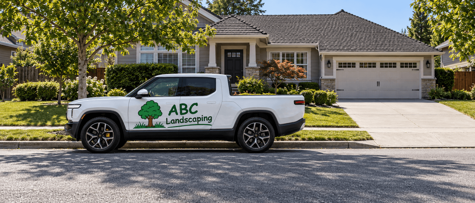 outdated landscapign logo